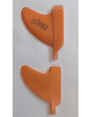 Mega Composite Fins Clearance 2.5"  65mm LH Neo orange 